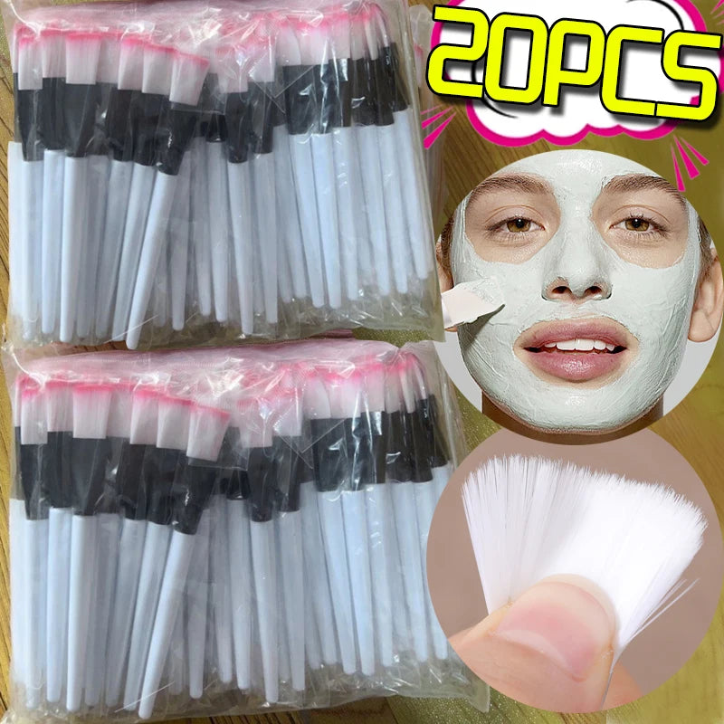 Facial Masks Brush Set - Soft Silicone Applicator for Face Masks & Skincare