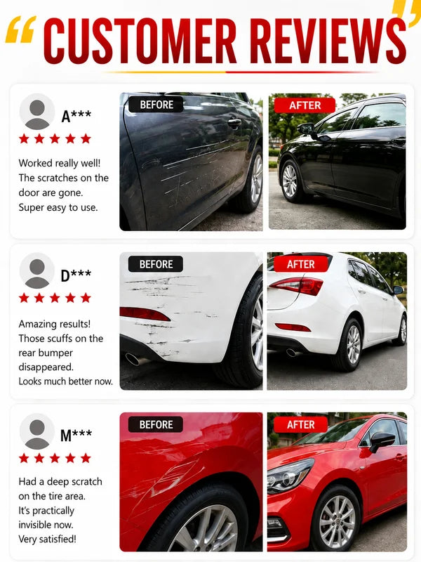 Universal Multi-Color Car Scratch Repair Wax for Surface Restoration