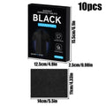 Black Fabric Dye Set - 10 Pieces for Cotton Silk Wool & More - Safe & Washable