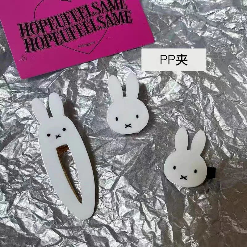 Cute Cartoon Hair Clip for Girls - Miffy Style Bangs Accessory
