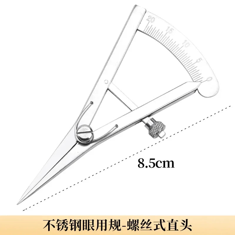 Double Eyelid Surgical Eye Caliper Compass Ruler Measuring Tool - Makeup & Ophthalmic Instruments