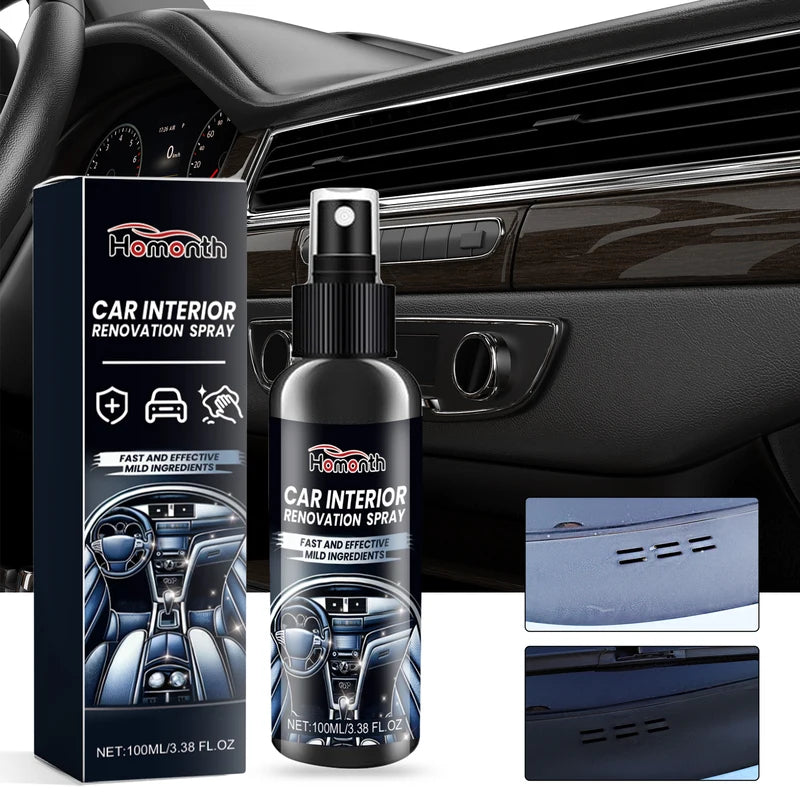 Car Interior Polishing Wax Spray - Remove Stains, Maintain Gloss & Protect Surfaces