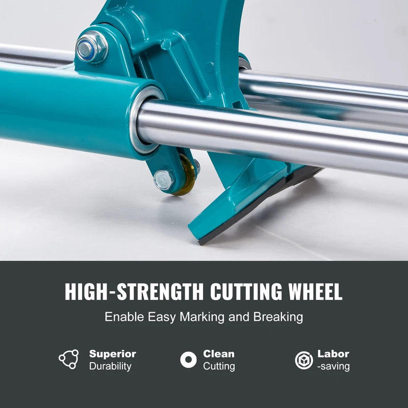 Manual Tile Cutter with Laser Positioning 48-Inch for Ceramic & Porcelain Cutting