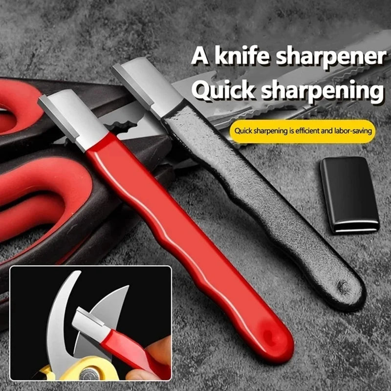 Dual Grit Sharpening Stone for Kitchen Knives, Scissors & Garden Tools