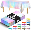 Disposable Color Tablecloth Waterproof 137x183cm for Wedding Party Holiday Dinner