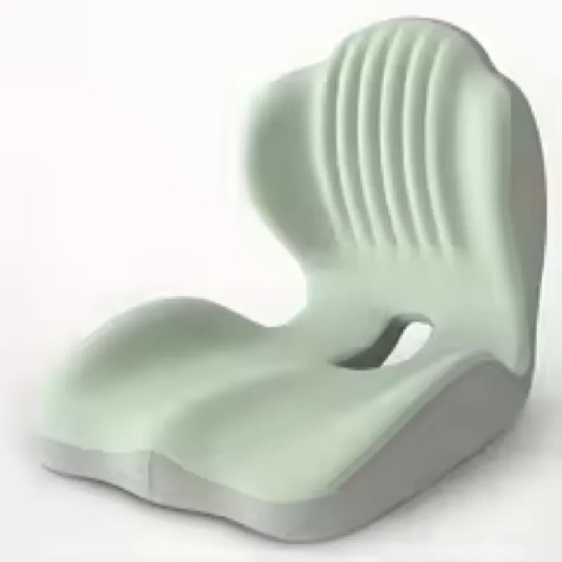 Memory Foam Lumbar Support Cushion - Ergonomic Back Pain Relief for Office & Car Seats
