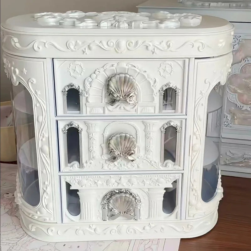 Makeup & Hair Accessories Set with Mirror, Hair Clips & Storage Box - Vegan Store
