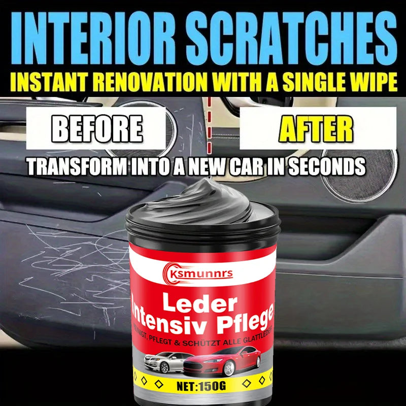 Car Interior Renovation Wax & Tire Protection Oil - Multi-Purpose Vehicle Care