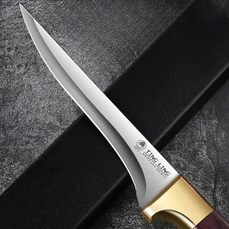 High-Hardness Kitchen Cutting Knife for Meat, Fruit & Bone Removal - Multiple Colors