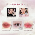 Professional Makeup Kit 5-Piece Gift Set with Mermaid Eyeshadow and Lipstick