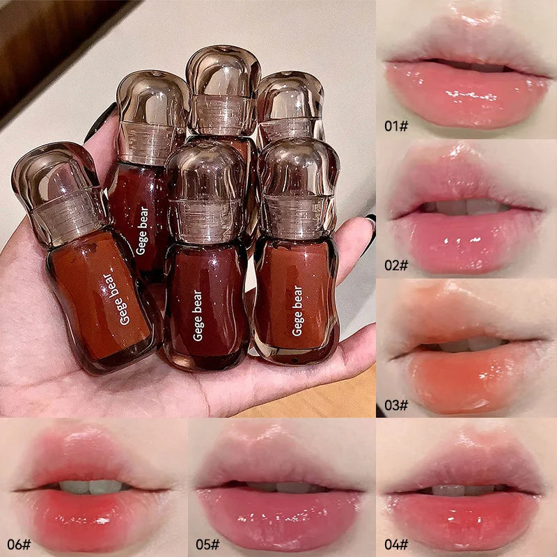 Hydrating Lip Tint with Mirror-Gloss Finish - Youthful Plumping Effect, Winter Formula