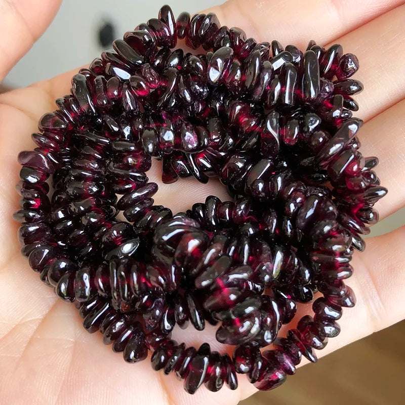 Natural Stone Irregular Amethyst Chips Beads for Jewelry Making - 16 Inch Loose Spacer Gravel