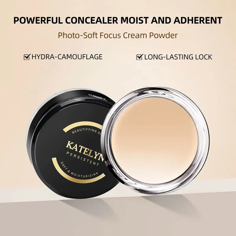 Waterproof Long-Lasting Foundation Cream with Natural Coverage for Face Makeup