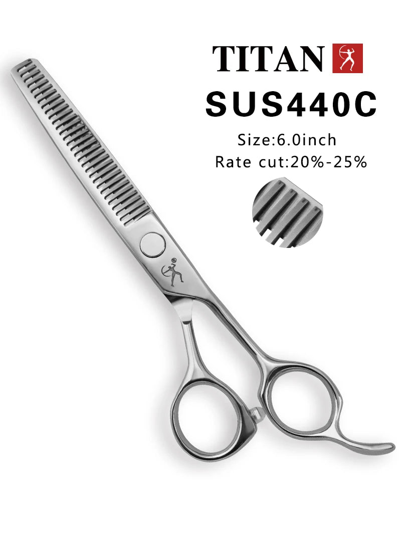 Professional Hair Thinning Scissors for Barbers - Titanrazor
