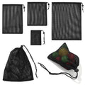 Multi-Purpose Mesh Drawstring Storage Pouch for Travel, Laundry, and Outdoor Activities