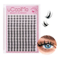 False Eyelashes Clusters Waterproof Natural Look 140 Pcs for DIY Lash Extensions