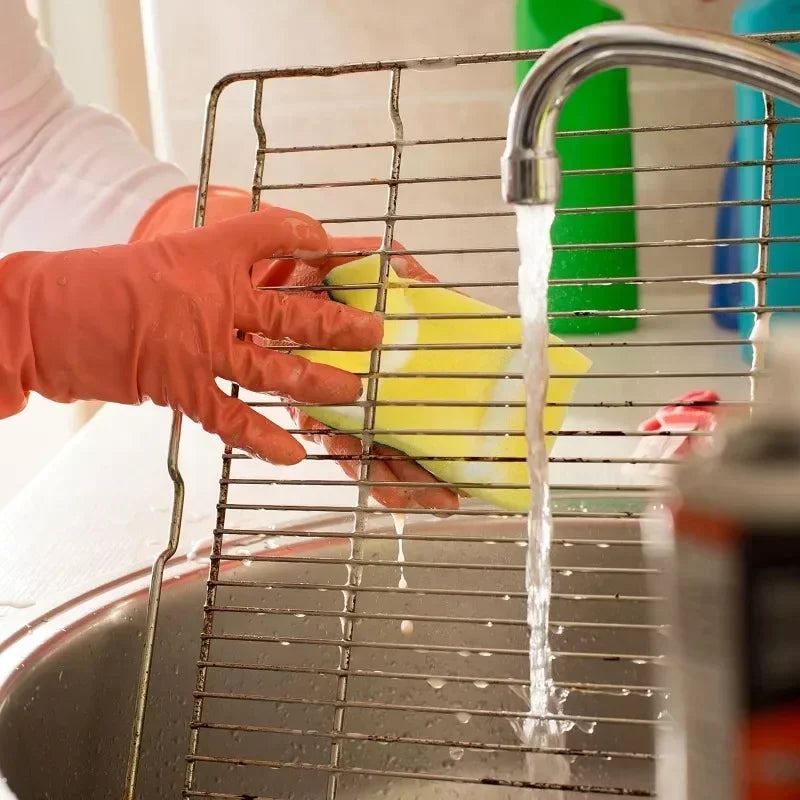 Kitchen Dishwashing Sponge Set - Soft Absorbent Scouring Pads for Household Cleaning