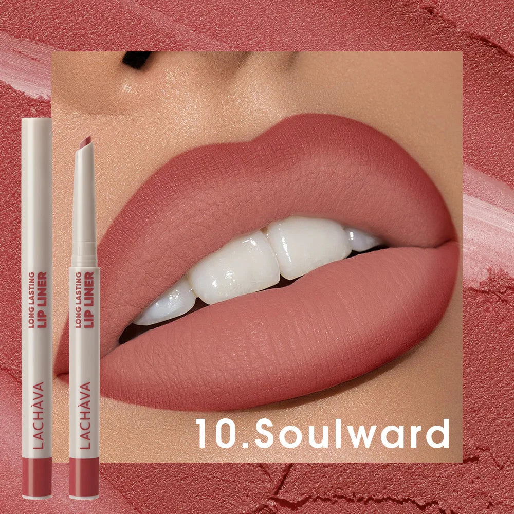 Matte Lip Liner Pen - Long-Lasting Water & Sweat Resistant Makeup