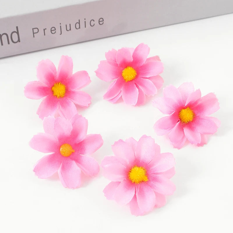 Artificial Flower Bouquets Set - Silk Daisy Flowers for Home Decor & Weddings