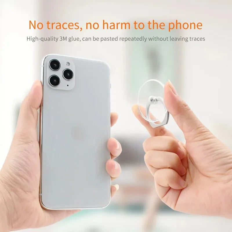 Universal Mobile Phone Holder Stand with Finger Ring & Magnetic Support for iPhone Samsung