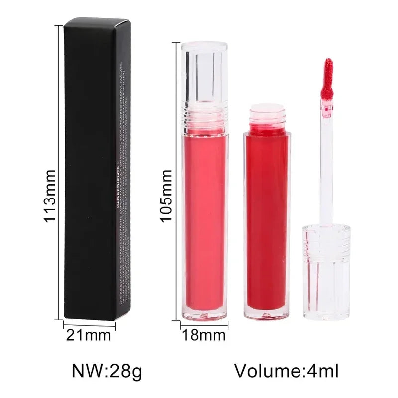 Vegan Transparent Shimmer Lip Gloss Liquid Lipstick with Custom Logo - 15g/25g/100g