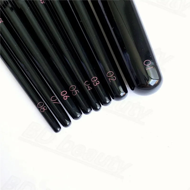 Luxury Squirrel Hair Makeup Brush Set for Foundation, Eyeshadow & Blending - Soft Cosmetic Tools