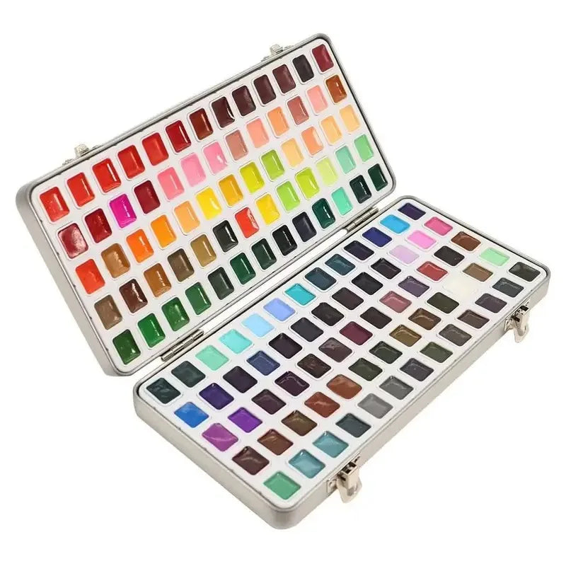 Artist Watercolor Paint Set 130/98/60/24 Colors Professional Art Supplies