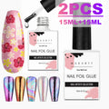 Nail Foil Transfer Gel with Strong Adhesion for Nail Art & DIY, 15ML