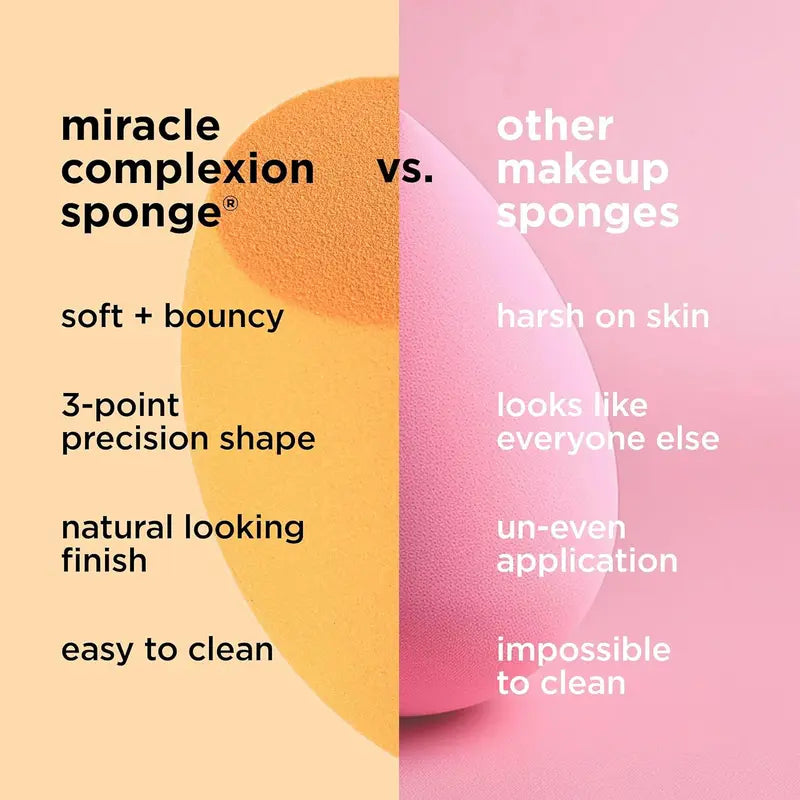 Professional Makeup Blender Sponge Set for Liquid & Cream Foundation - 4 Color Options