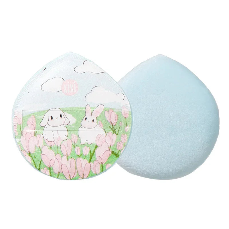 Thick Velvet Makeup Sponge Set - Face Powder Puff for Flawless Finish