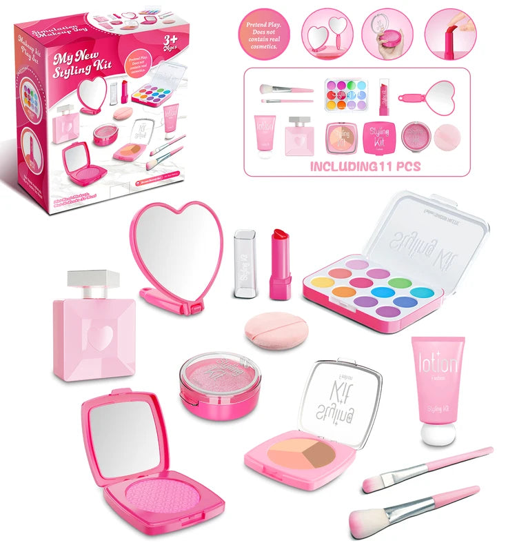 Fake Makeup Set for Girls Play Cosmetics Pretend Makeup Toys - Multiple Colors