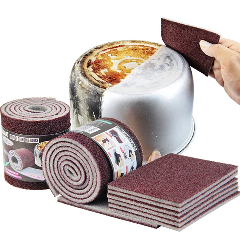 Melamine Sponge Carborundum Kitchen Cleaning Eraser for Pots and Pans