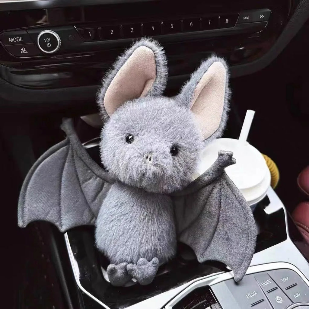 25cm Cartoon Bat Halloween Plush Pendant - Funny Animal Car Decoration