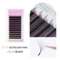 6D Volume False Mink Eyelash Extensions W Shape Premade Fan Lashes Natural Look