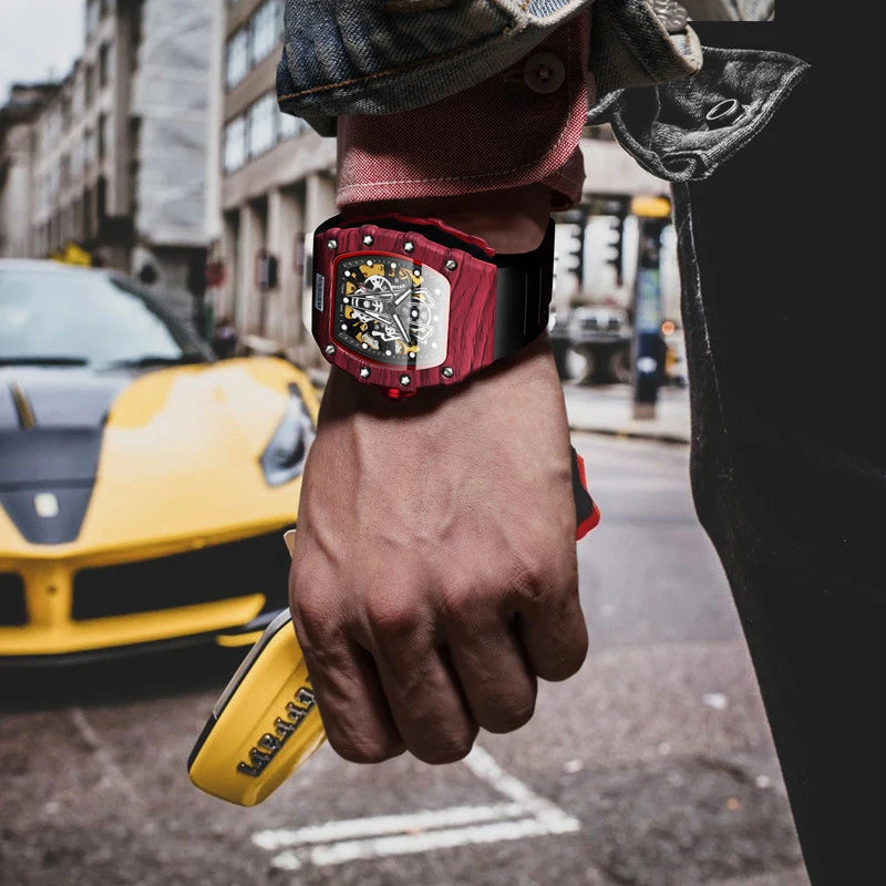 Mechanical Men's Watch Waterproof Luminous Business Wristwatch - Multiple Colors