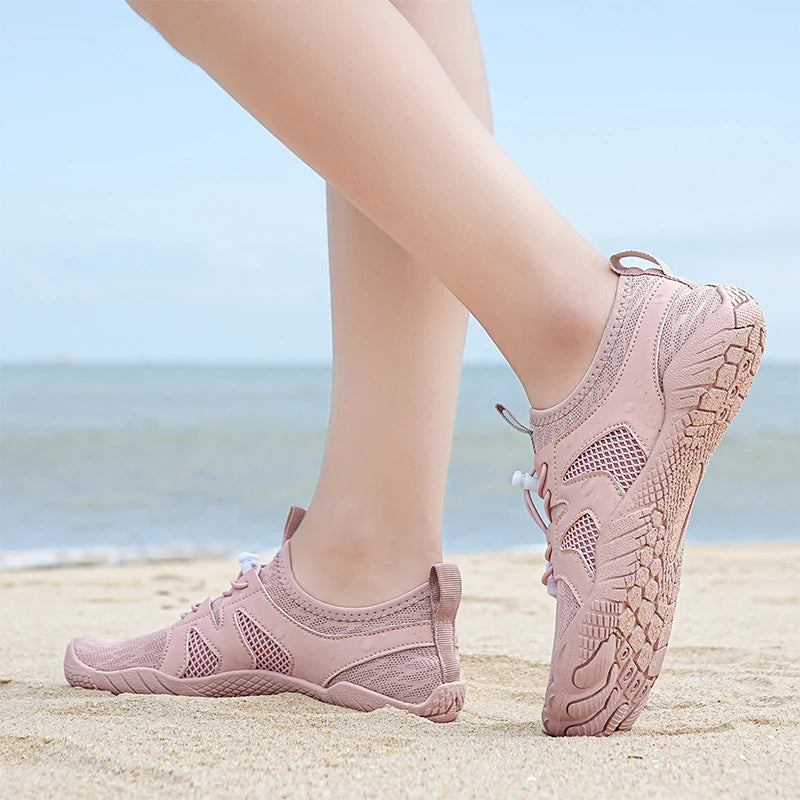 Unisex Water Shoes Quick Dry Anti-Slip Aqua Shoes for Beach & Pool, Breathable Fitness Sneakers