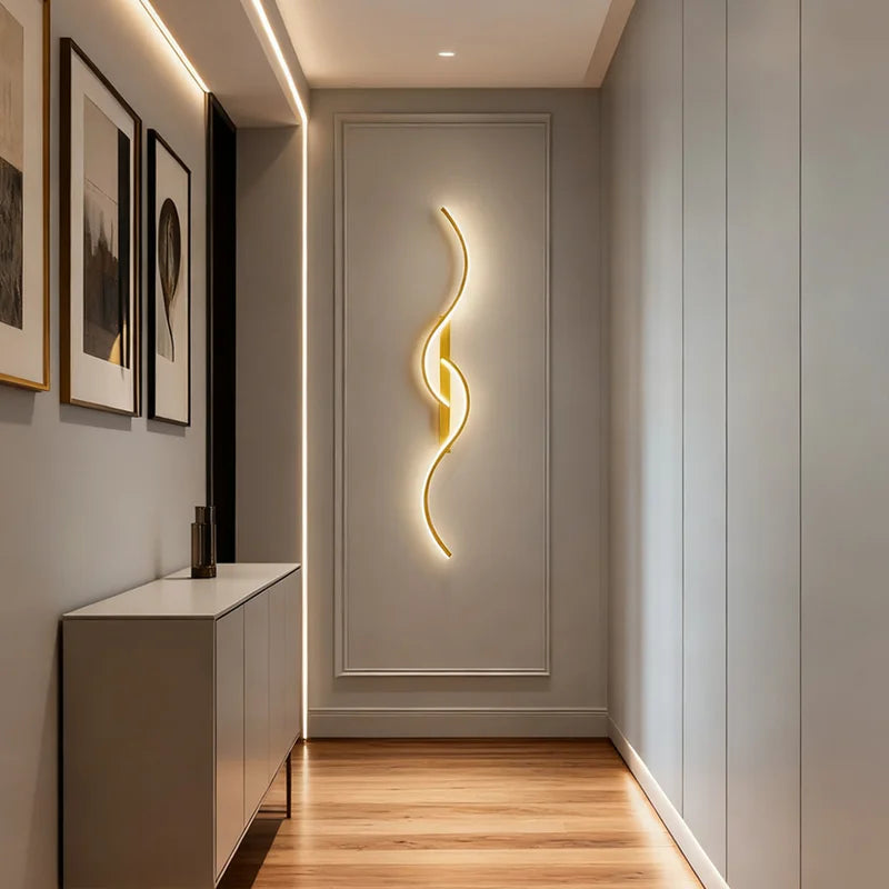 LED Minimalist Branch Wall Lamp for Living Room Bedroom Home Decor