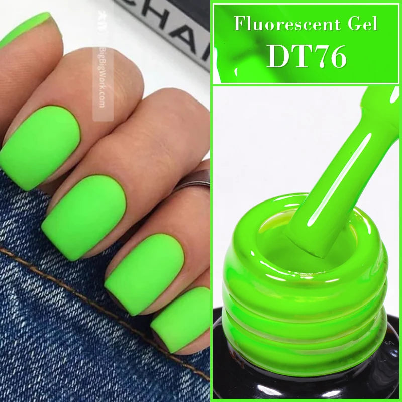 Fluorescent Neon Gel Nail Polish 7ml UV/LED Long Lasting Manicure Color