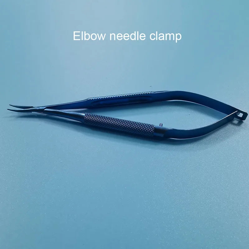 Titanium Ophthalmic Surgical Instruments Set with Needle Holder Scissors Tweezers