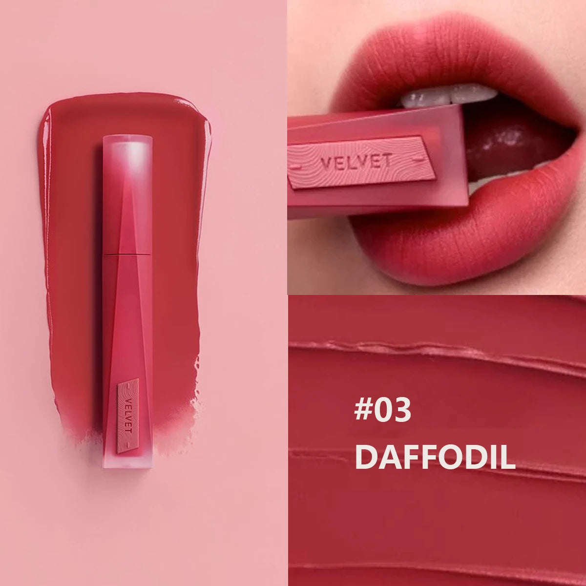 Velvet Lip Tint Plush - Non-Smudge, Silky Matte Lip Color, 4g
