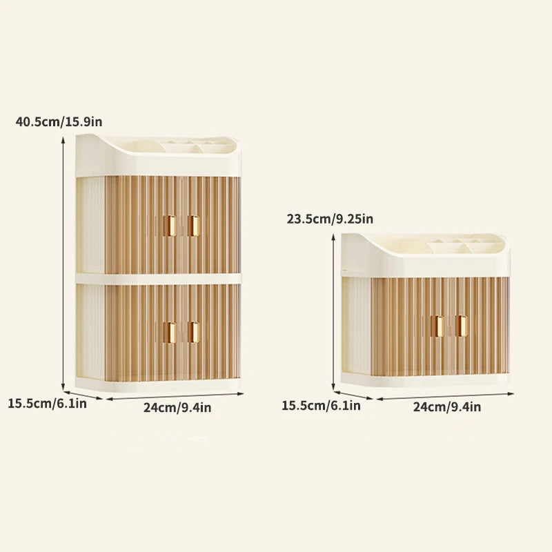 Large Capacity Makeup & Jewelry Storage Box Organizer for Dressing Table