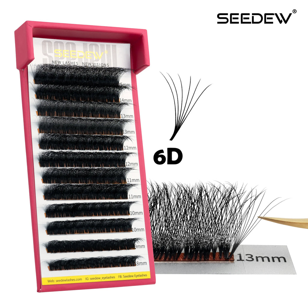 Automated Flowering Volume Eyelash Extensions - Fast Fanning Clusters