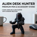Sci-Fi Alien Desk Ornament - Pen Holder Figurine for Home & Office Decor