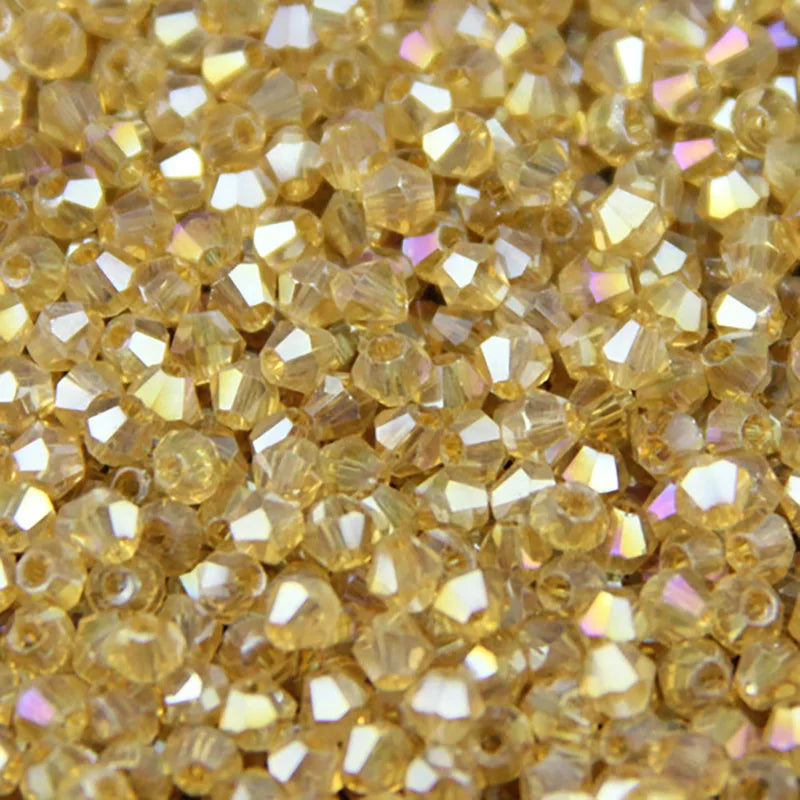 Crystal Beads Jewelry Making Supplies 3mm 200pcs Bicone Austrian Crystals - Multiple Colors