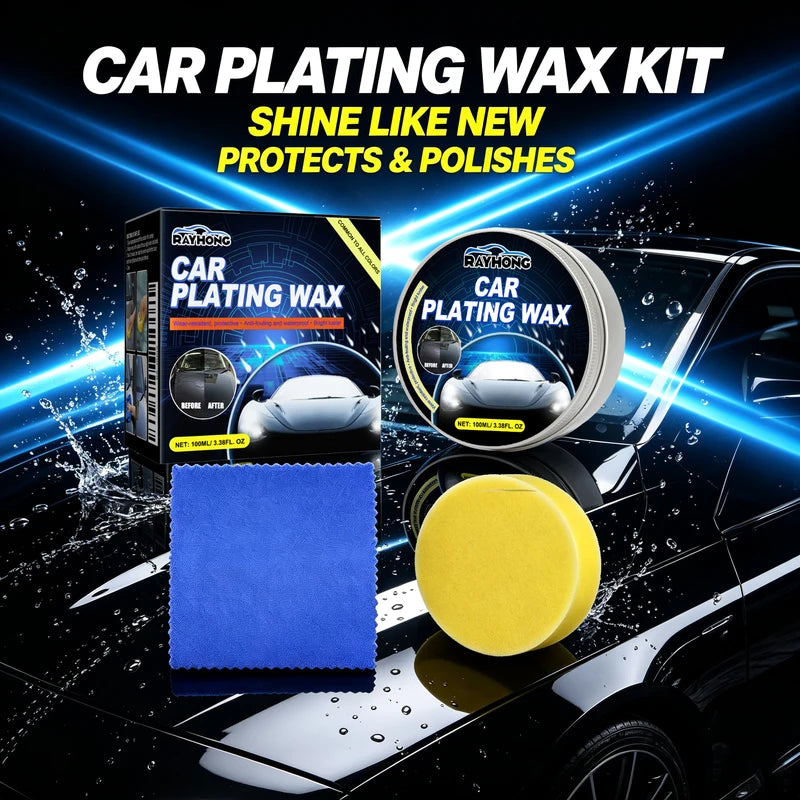 All-in-One Car Ceramic Coating Wax with Scratch Removal & Hydrophobic Sealant