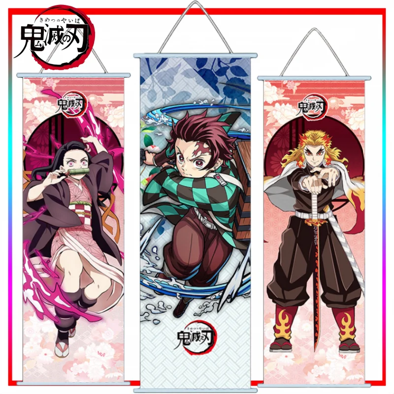 Demon Slayer Wall Poster Wallpaper Scroll Anime Wall Art for Collectors