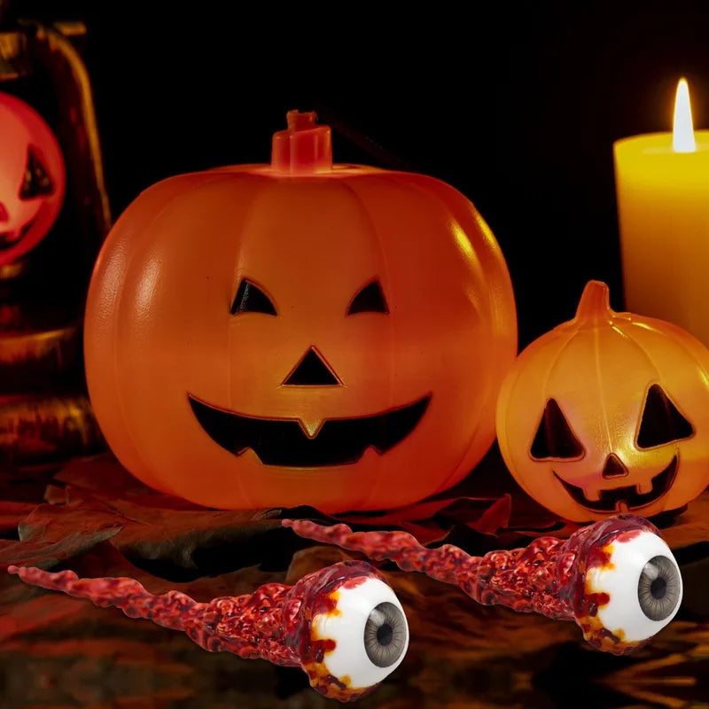 Halloween Latex Fake Eyeballs Horror Bloody Props Party Decoration Set