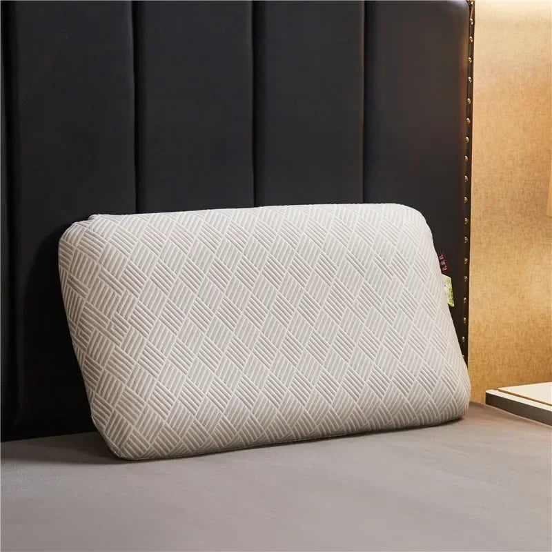 Natural Latex Cervical Pillow for Neck Pain Relief, Orthopedic Support, Breathable Sleep Comfort