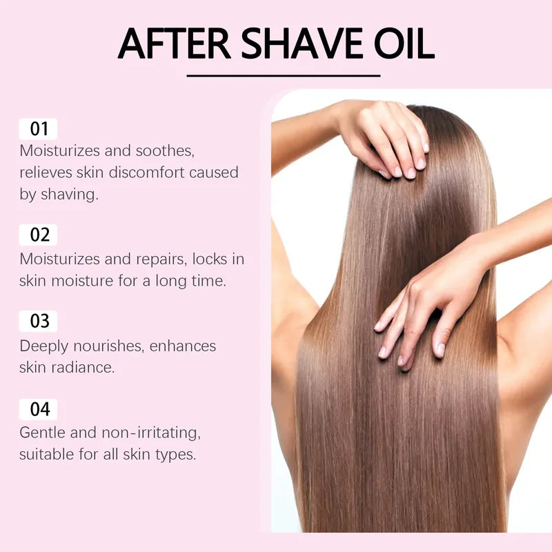 Moisturizing After Shave Oil for Sensitive Skin - Post Hair Removal Body Oil