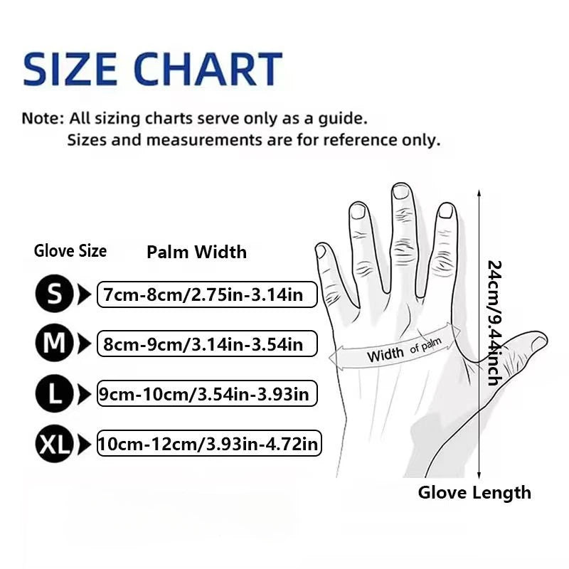 Disposable Nitrile Gloves Pack - Household Cleaning, Hairdressing, Manicure, Kitchen Use